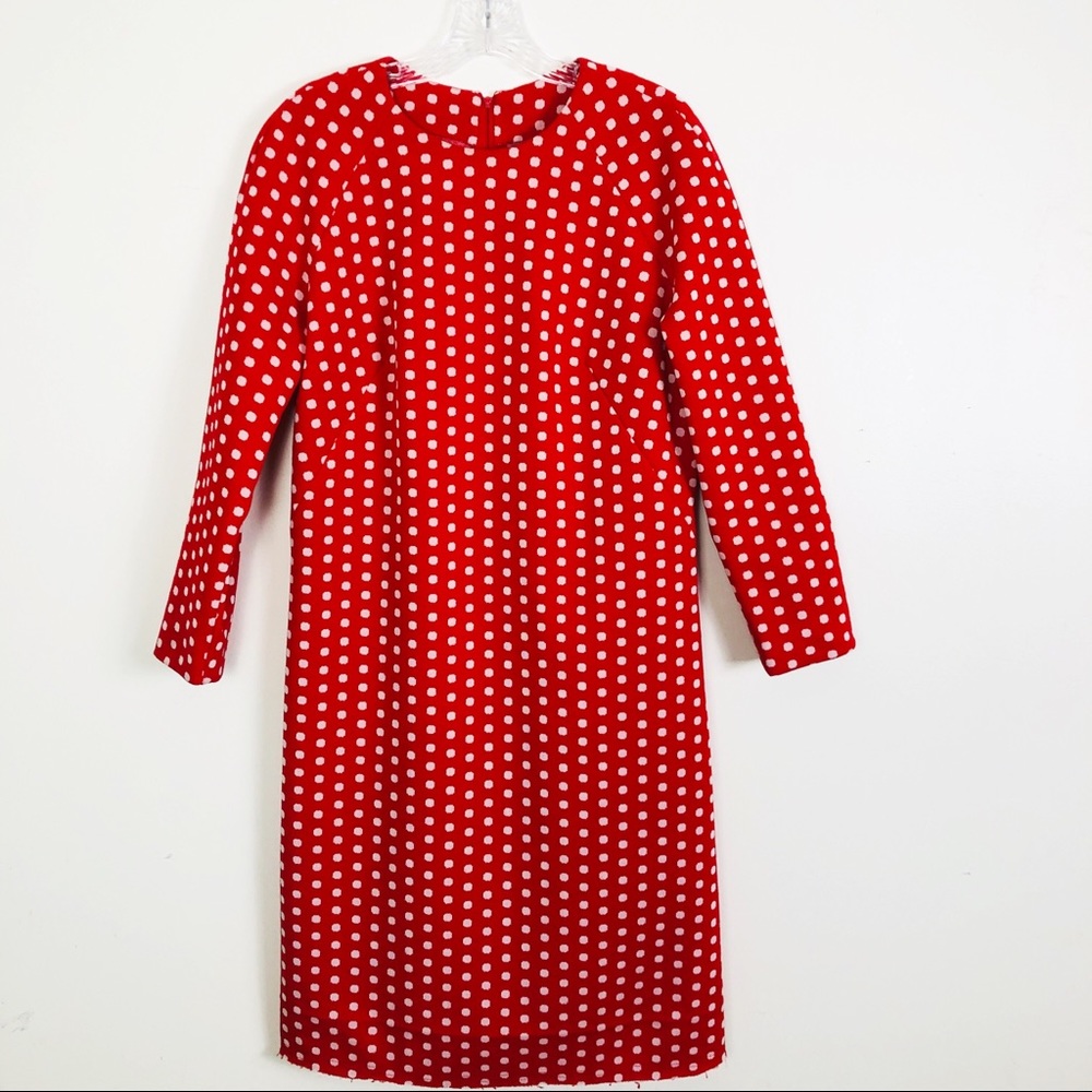 Vintage Red and White Polkadot Dress